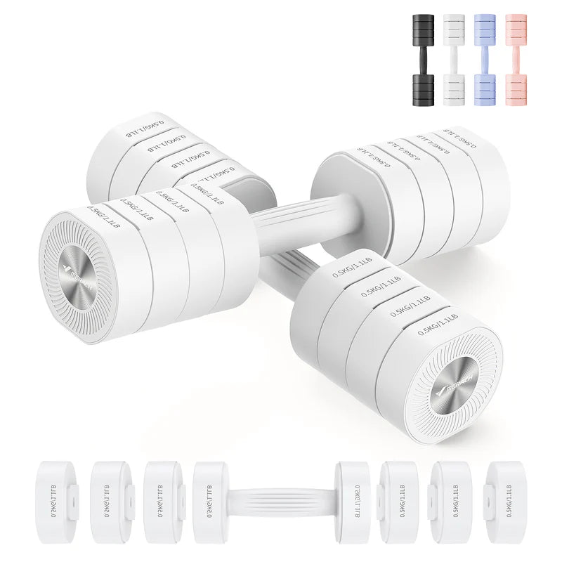 4-in-1 Adjustable Dumbbell Set for Home Workouts