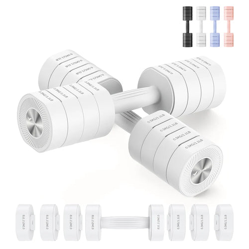 4-in-1 Adjustable Dumbbell Set for Home Workouts