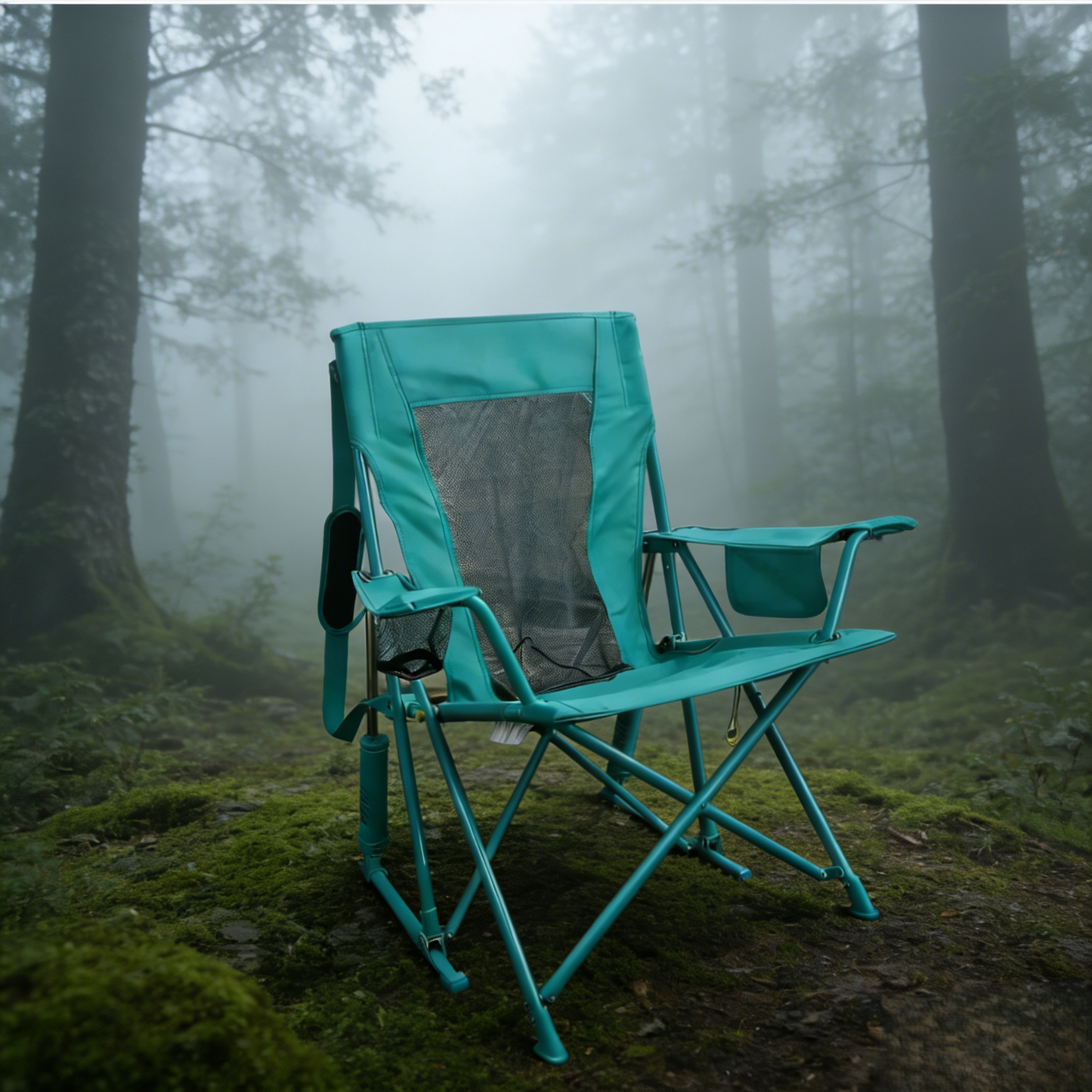 Nexus Home Premium Outdoor Spring-Action Rocking Camping Chair