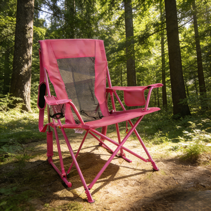 Nexus Home Premium Outdoor Spring-Action Rocking Camping Chair