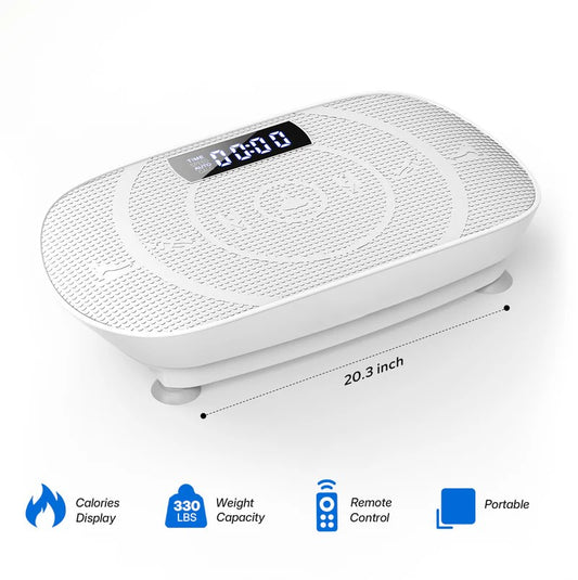 10-Mode Vibration Fitness Plate for Full-Body Home Workouts