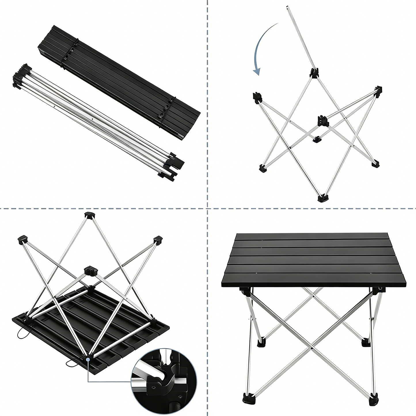 Ultralight Compact Folding Low Table for Outdoor & Indoor Use