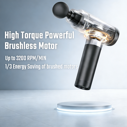 20-Speed Deep Tissue Massage Gun with 8 Attachments for Muscle Relief