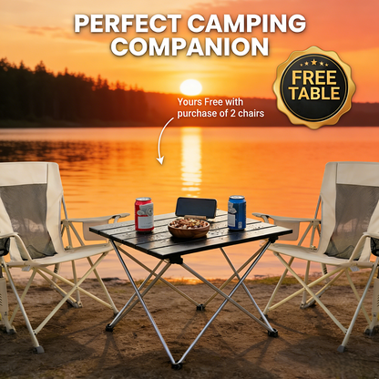 Nexus Home Premium Outdoor Spring-Action Rocking Camping Chair