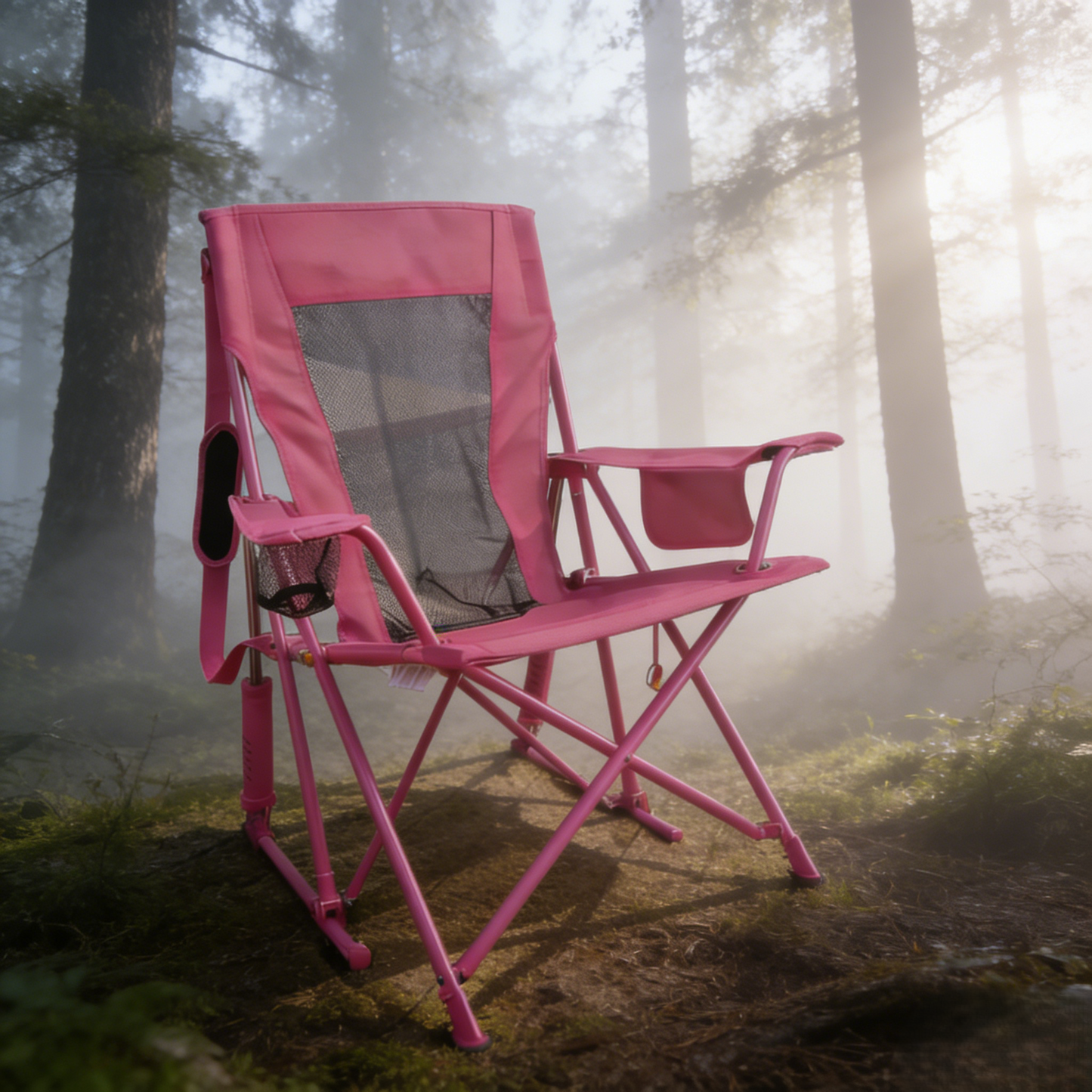 Nexus Home Premium Outdoor Spring-Action Rocking Camping Chair