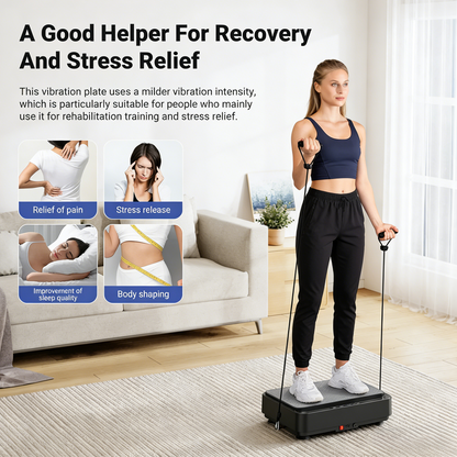 20-Minute Daily Vibration Fitness Plate for Home Workouts